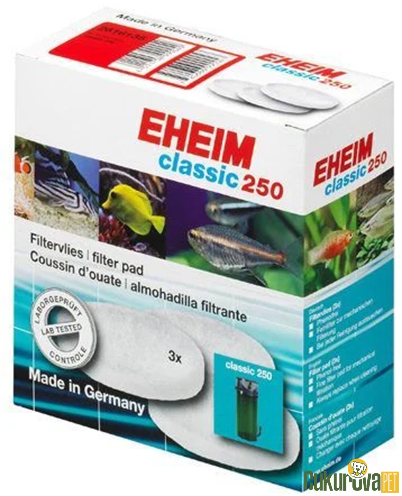 Eheim 2213 Yedek Elyaf 3 Adet