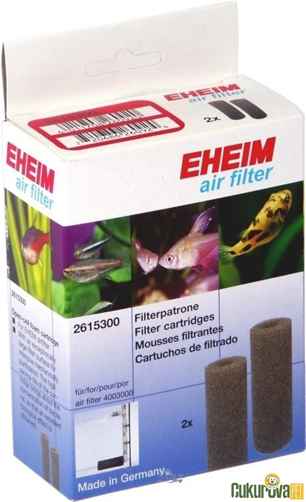 Eheim Hava Fi̇ltresi̇ Süngeri̇ 2'li̇