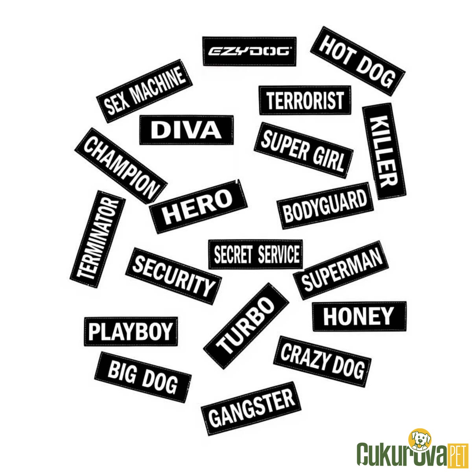 Ezydog Köpek Sticker Small Patch Shelter Dog