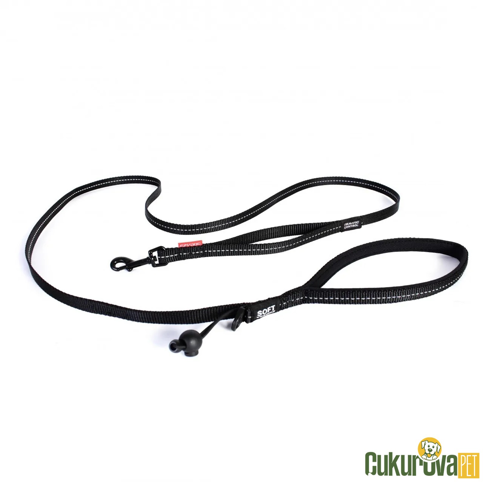 Ezydog Köpek Gezdi̇rme Kayışı Leashes Trainer Soft 181 Cm - Si̇yah