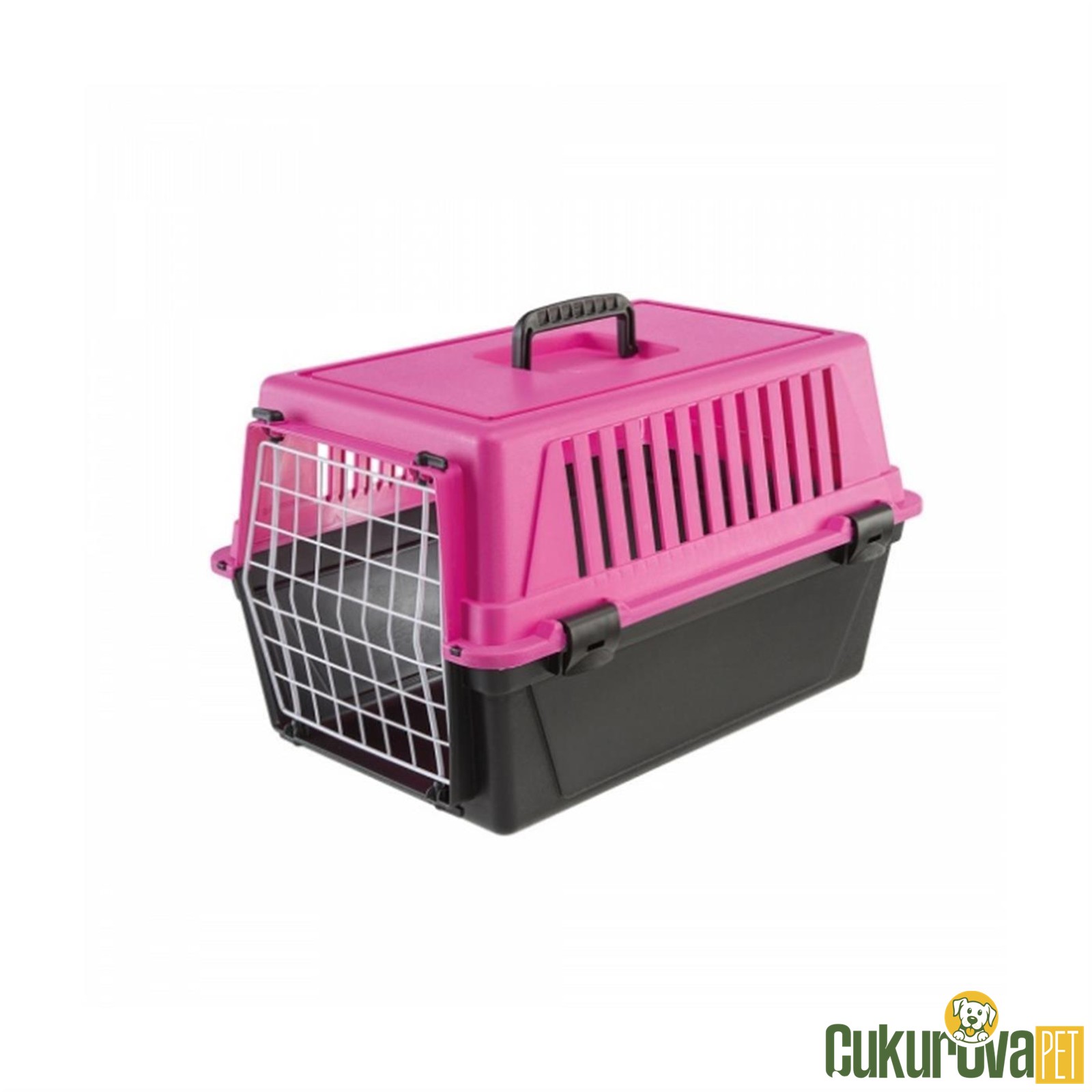 Ferplast Atlas 10 Plasti̇k Kedi̇ & Köpek Taşıma Çantası Fuşya - 32 x 48 x 29 Cm