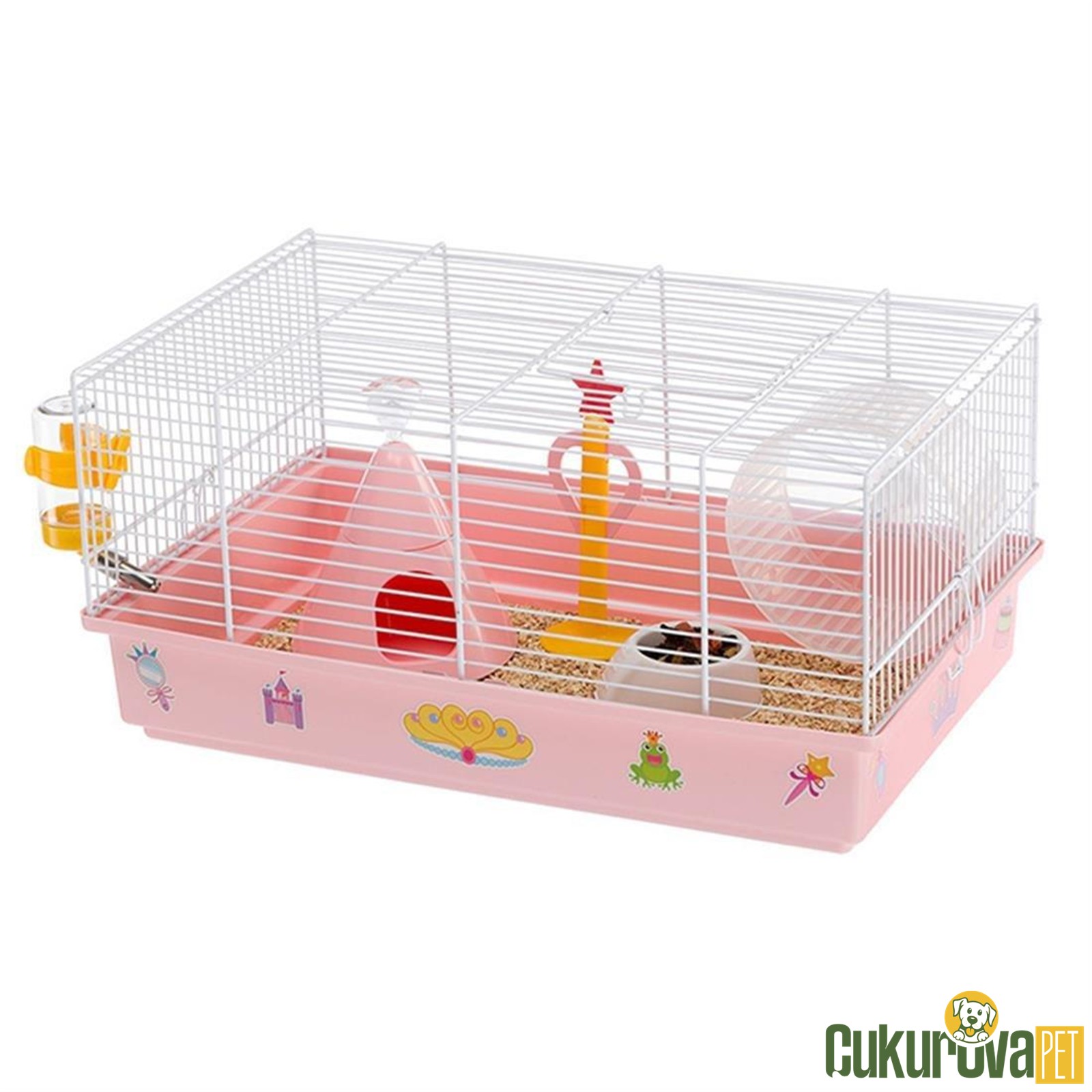 Ferplast Cricetti 9 Princess Temalı Kemi̇rgen Kafesi̇ 46 x 29.5 x 22.5 Cm