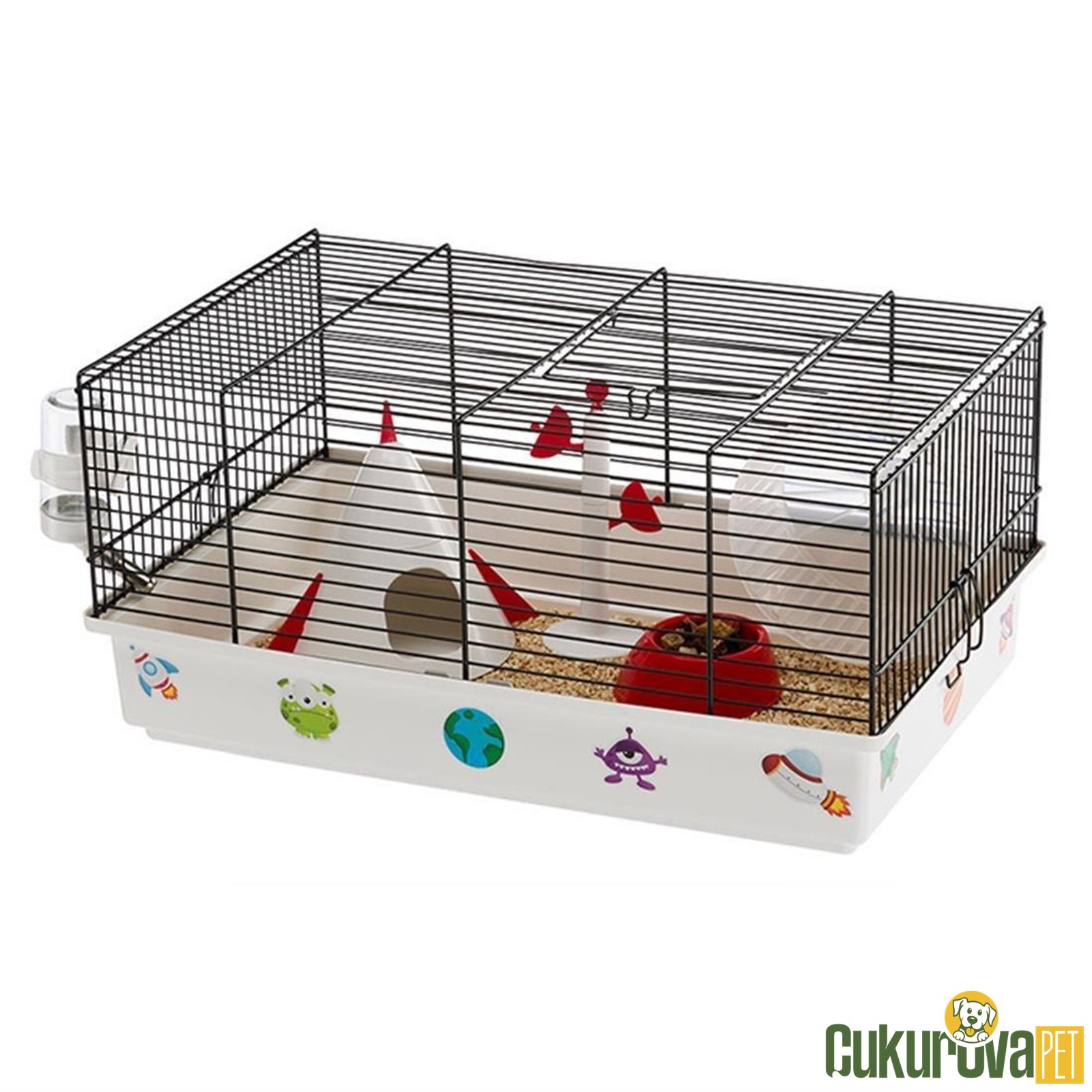 Ferplast Cricetti 9 Space Kemirgen Kafesi 46 x 29.5 x 22.5 Cm