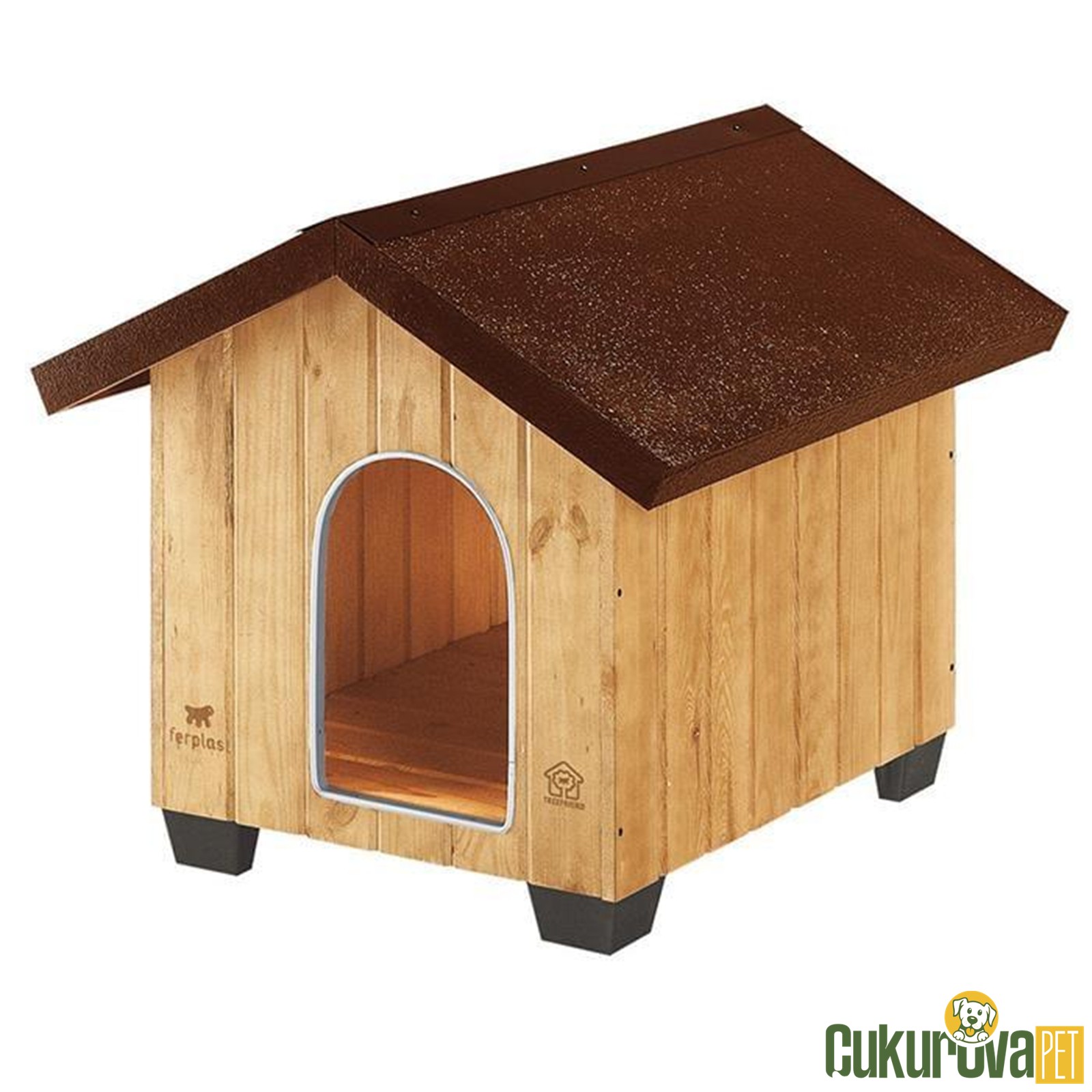 Ferplast Domus Köpek Kulübesi̇ - M - 70 x 82 x h 67 Cm