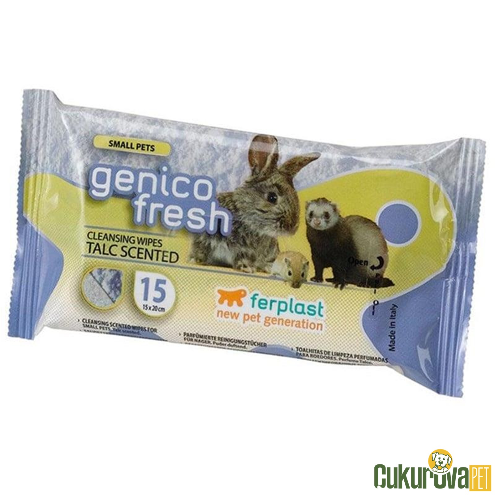 Ferplast Genico Fresh Kemi̇rgen Temizlik Mendili 15'Li