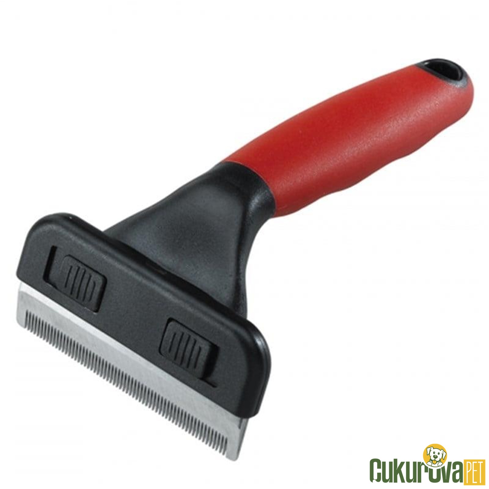 Ferplast Gro Plasti̇k Sapli Kedi̇ Ve Köpek Tüy Toplama Tarağı 13 x 6.8 Cm