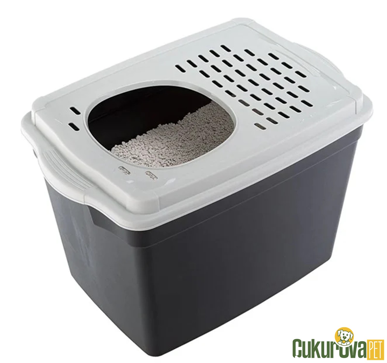 Ferplast Jumpy Kapali Di̇k Kedi̇ Tuvaleti 38 x 57 x 39 Cm