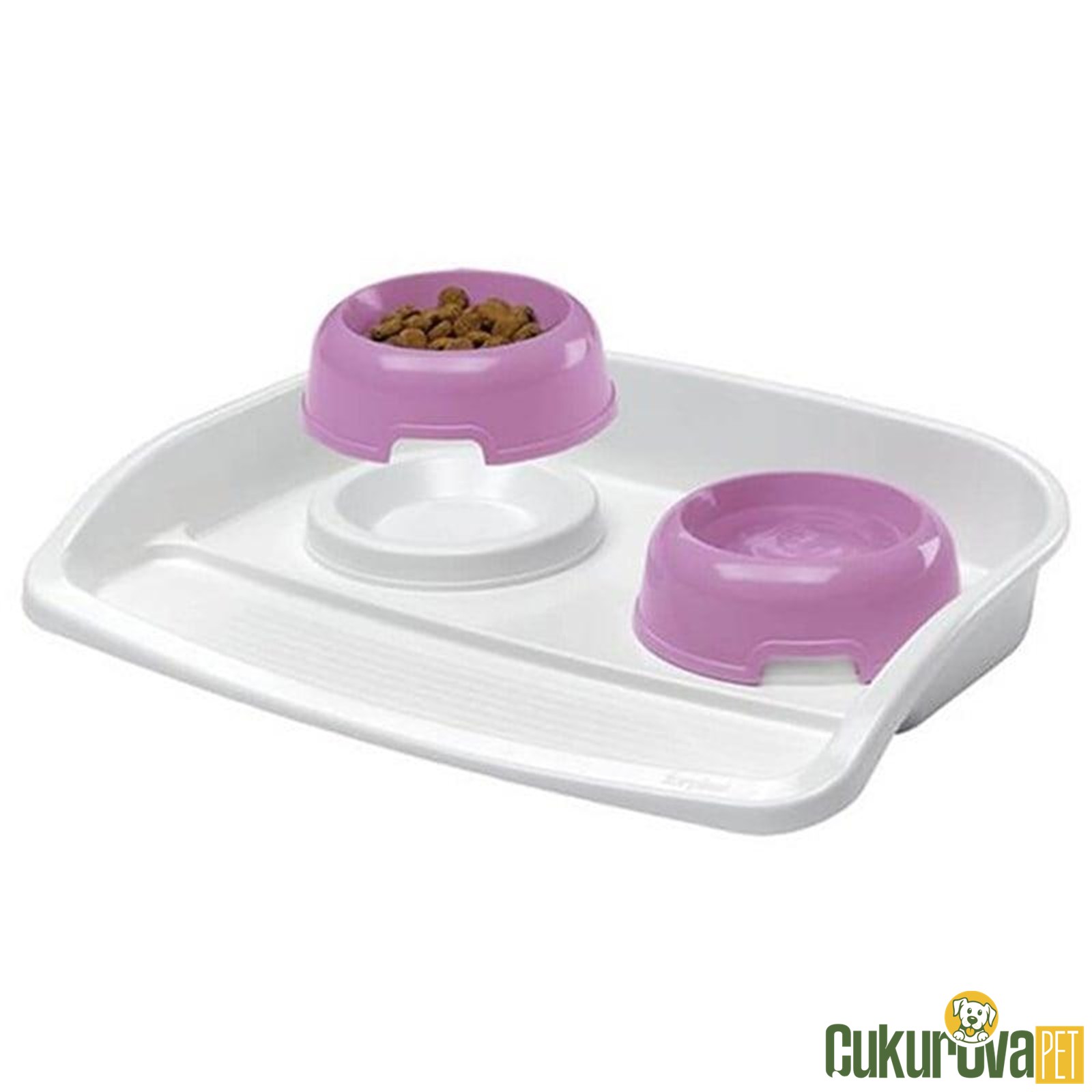 Ferplast Li̇ndo Maxi̇ Plastik Kedi̇ & Köpek Mama Ve Su Kabı