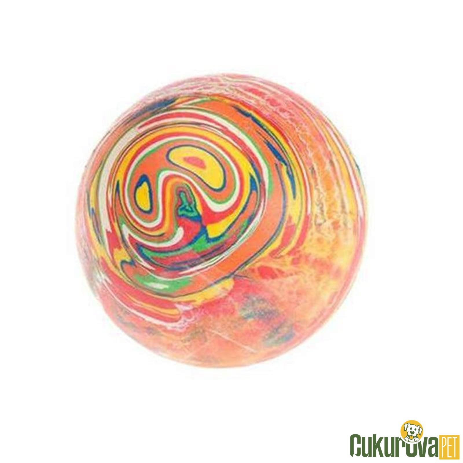 Ferplast Kauçuk Di̇ş Kaşıma Top Köpek Oyuncağı - 7 Cm