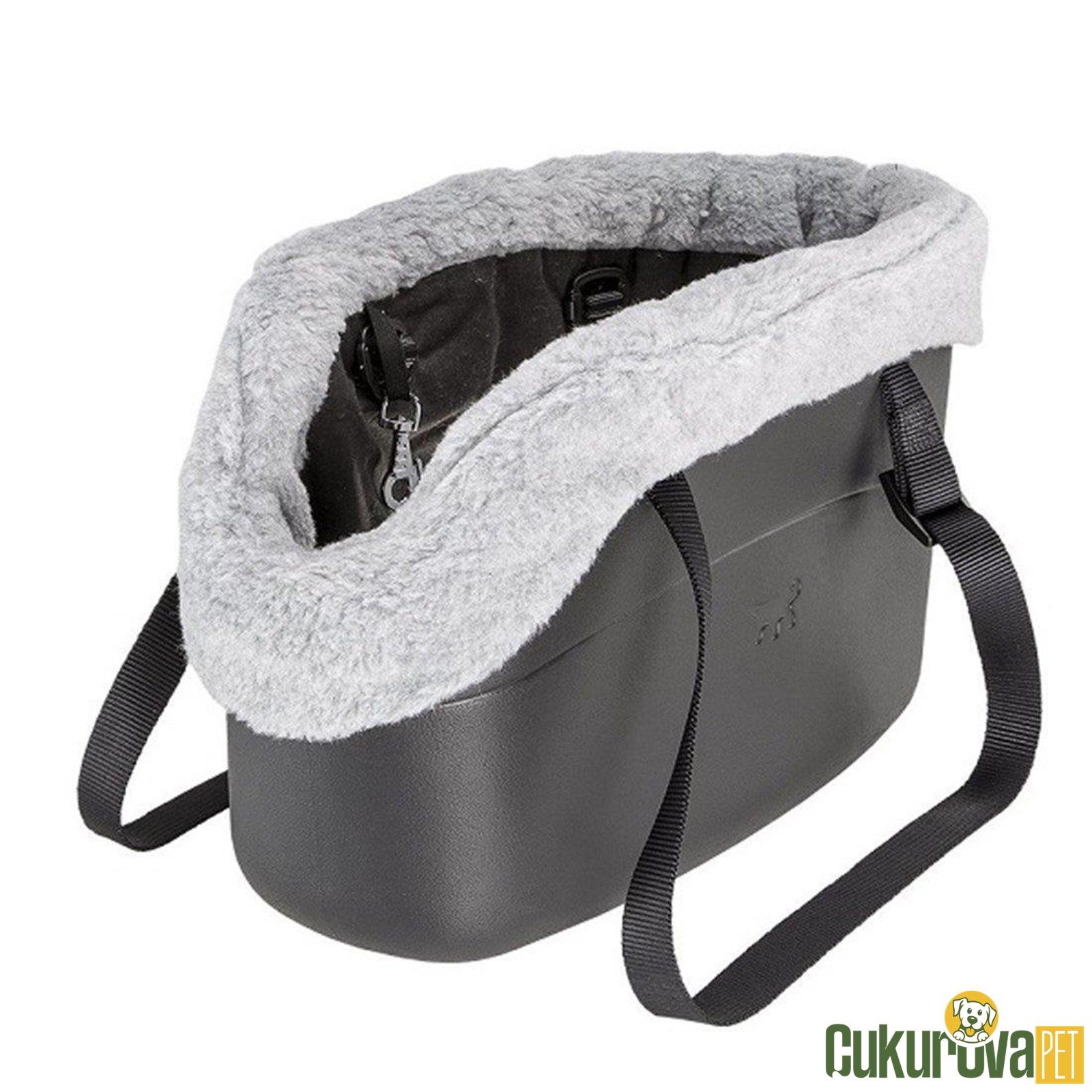 Ferplast With Me Winter Kedi̇ & Köpek Taşıma Çantası - Si̇yah 21.5 x 43.5 x 27 Cm