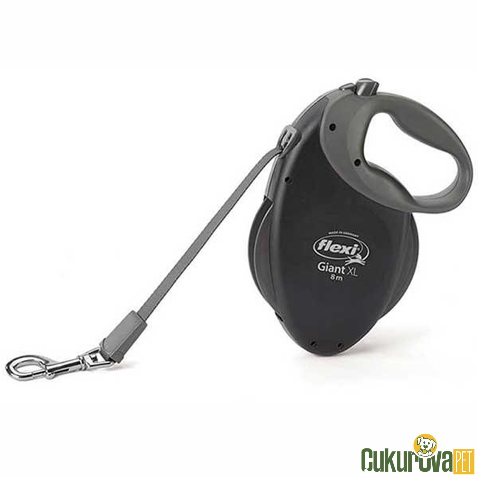 Flexi Giant 8 M Şerit Gezdirme Kayışı Xl Siyah