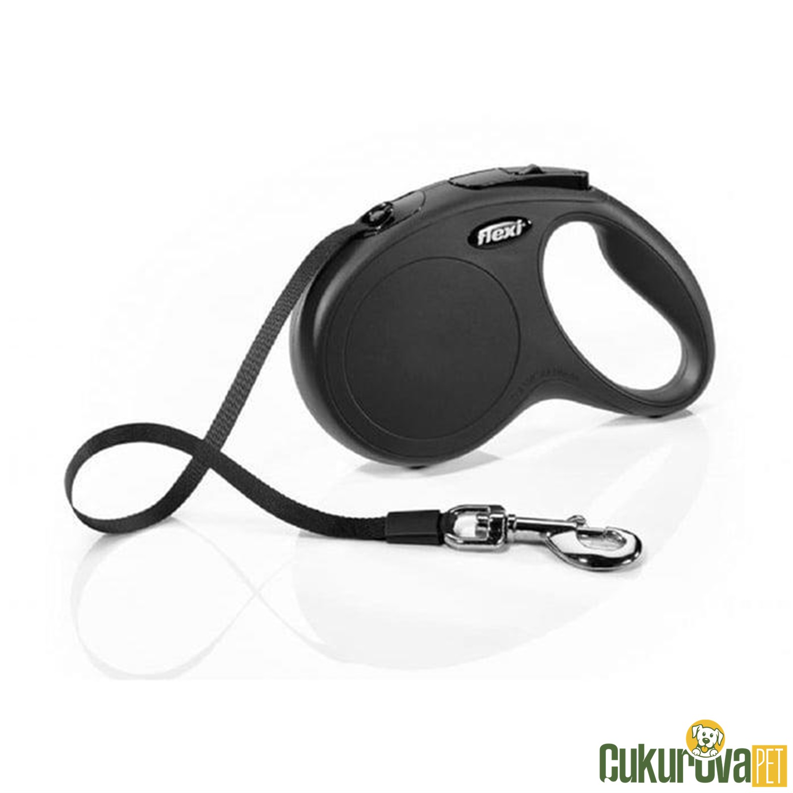 Flexi New Classic 5 M Şerit M Siyah