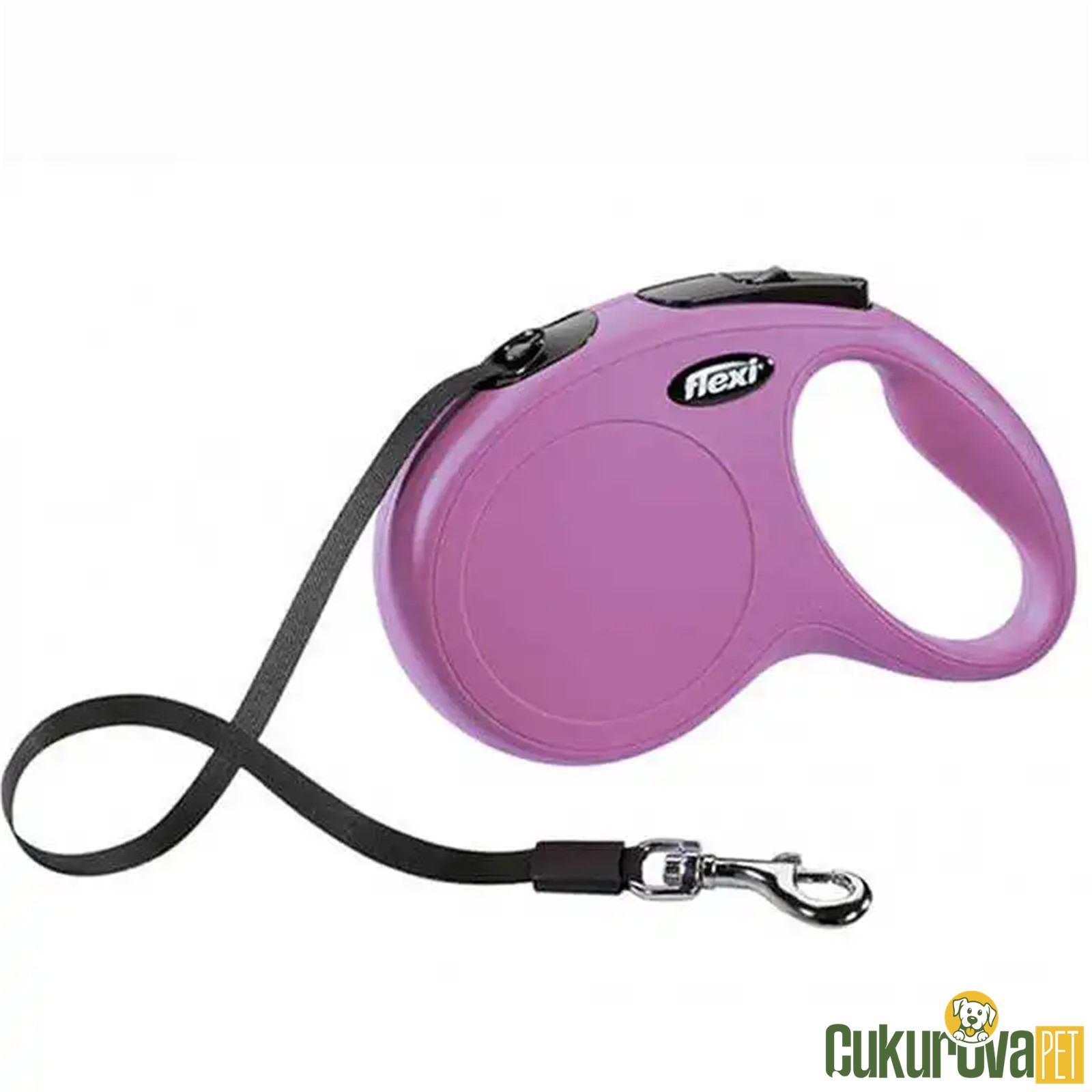 Flexi New Classic 5 M Şerit M Pembe