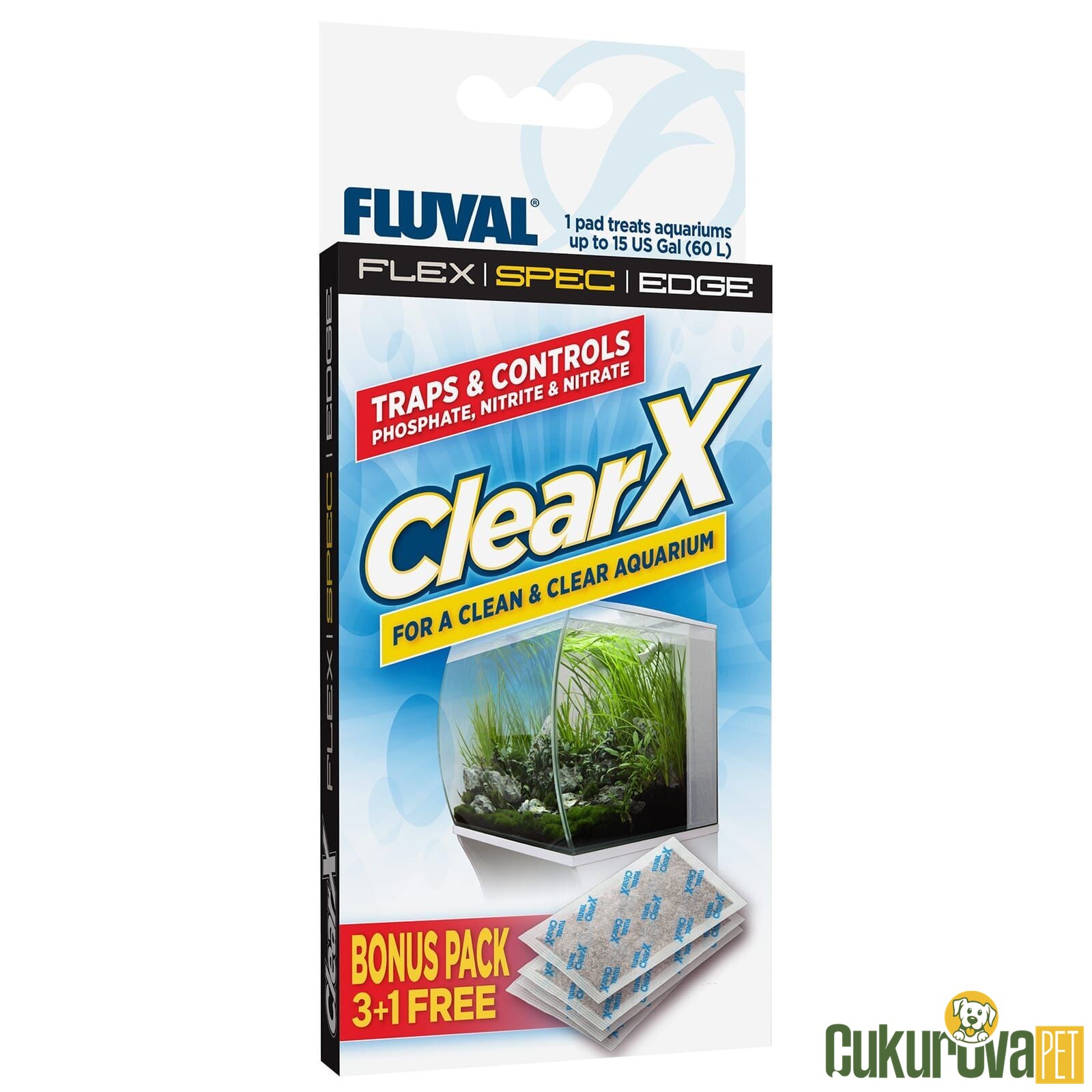 Fluval Clear X Bi̇yoloji̇k Fi̇ltre Malzemesi̇ 4'lü
