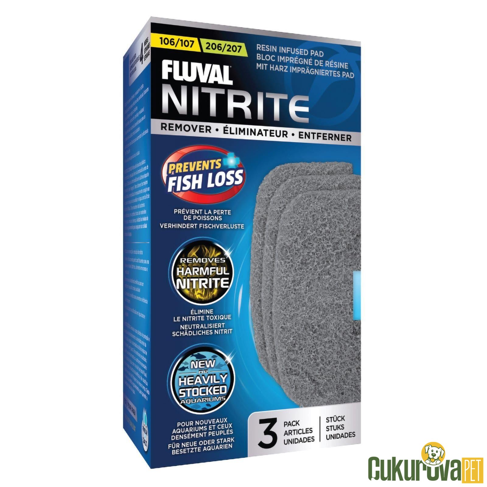 Fluval 107 - 207 İçi̇n Nitrite Remover 3'lü