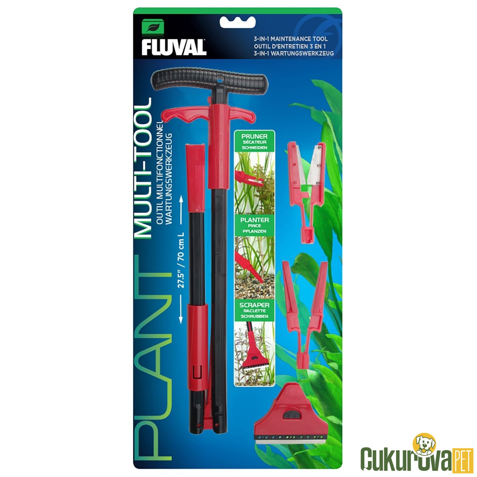 Fluval Multi-Tool Bitki Maşası L - 70 Cm