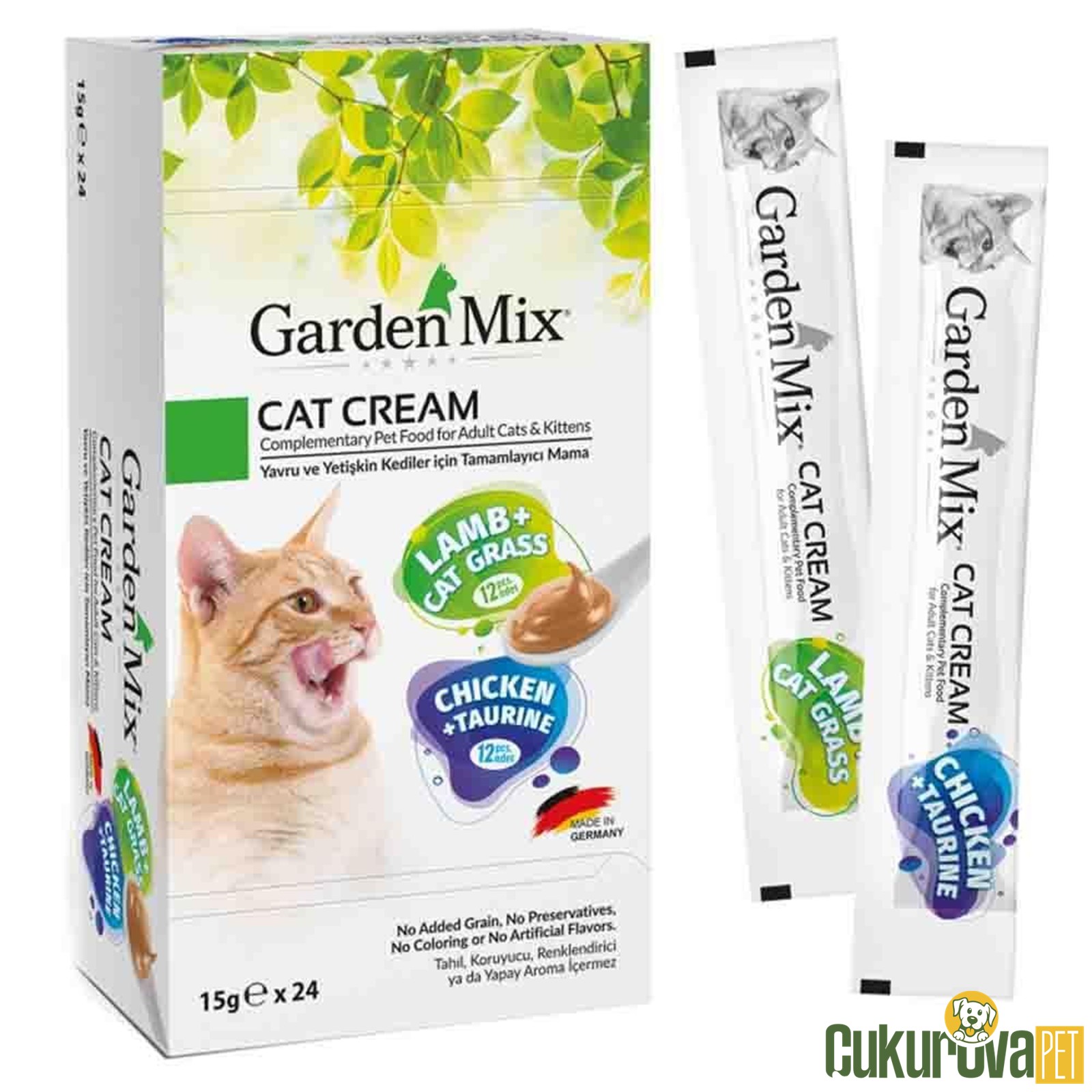 Gardenmix Kuzulu Ve Tavuklu Krema Kedi Ödül Maması 15 Gr