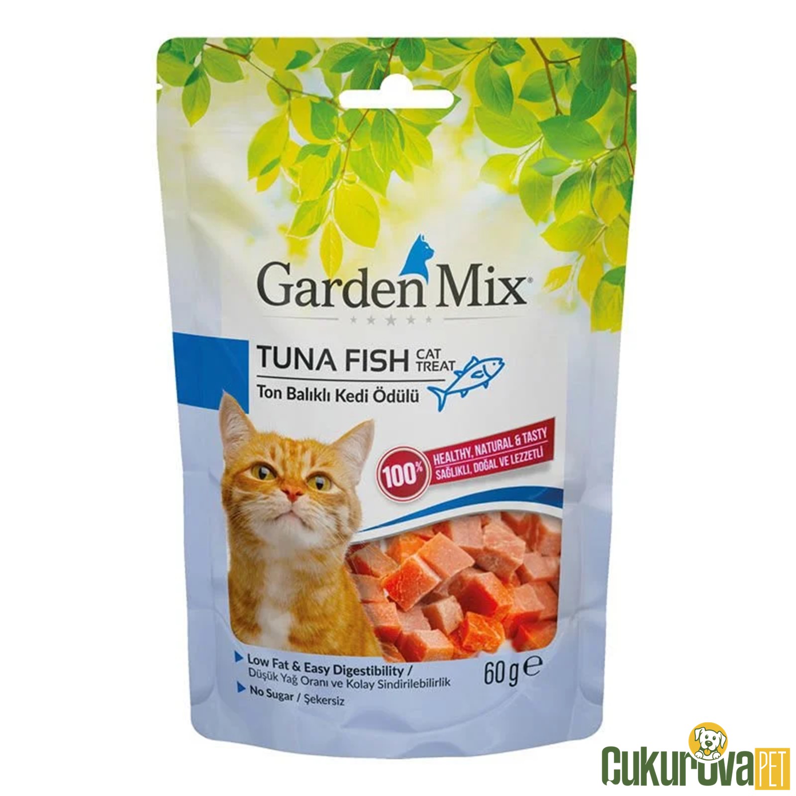 Gardenmix Ton Balıklı Kedi̇ Ödül Tableti 60 Gr