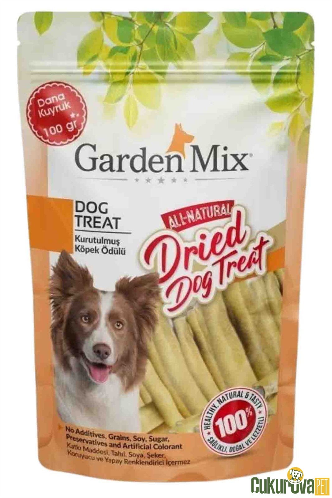 Gardenmix Köpek Ödülü Kurutulmuş Dana Kuyruk 100 Gr