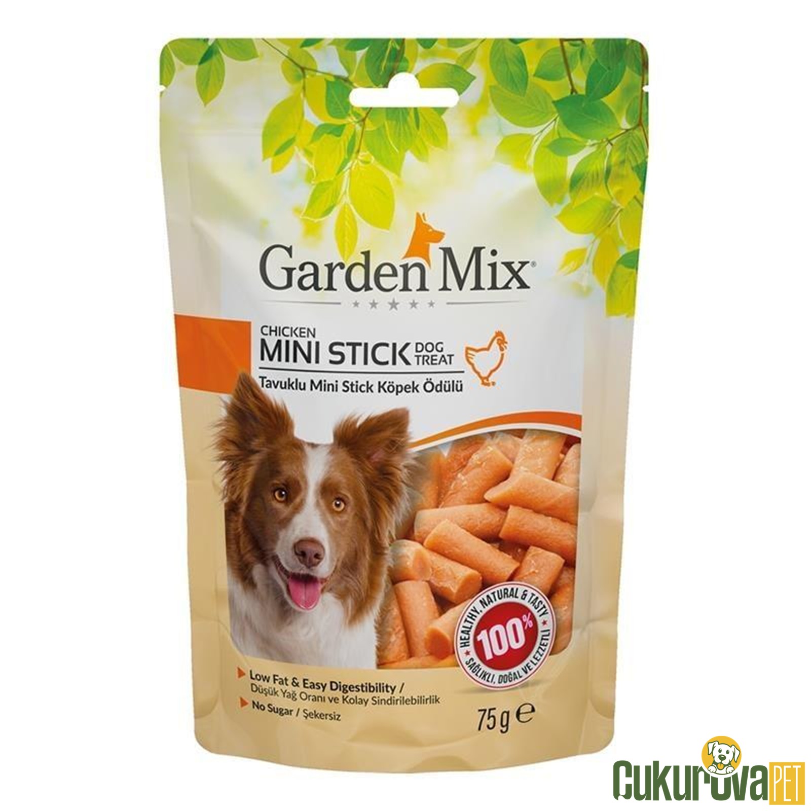 Gardenmix Tavuklu Mini Stick Köpek Ödül Maması 75 Gr