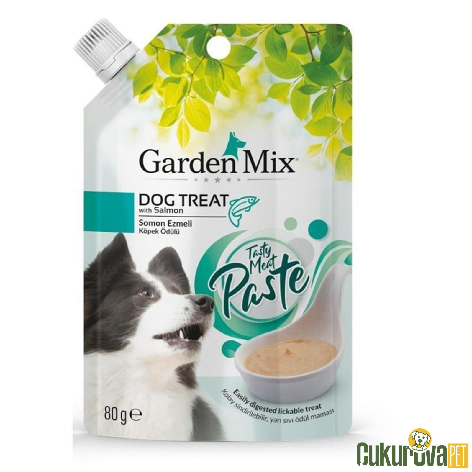 Gardenmix Somonlu Ezme Köpek Yaş Maması (80 gr), yüksek kaliteli