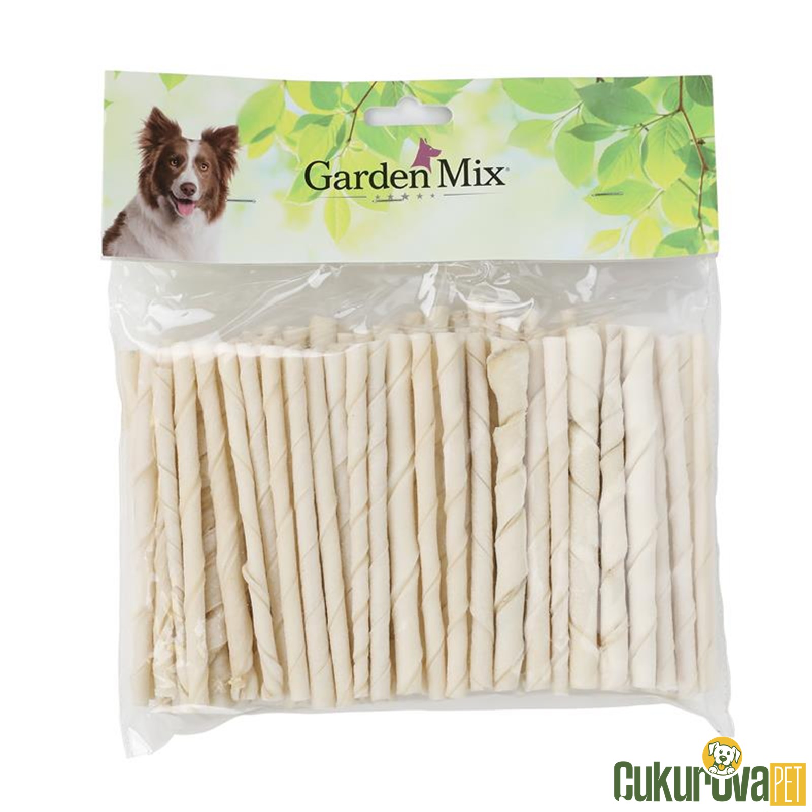 Gardenmix Sütlü Burgu Stick Köpek Ödülü 4.5 - 5 Gr 100 Adet