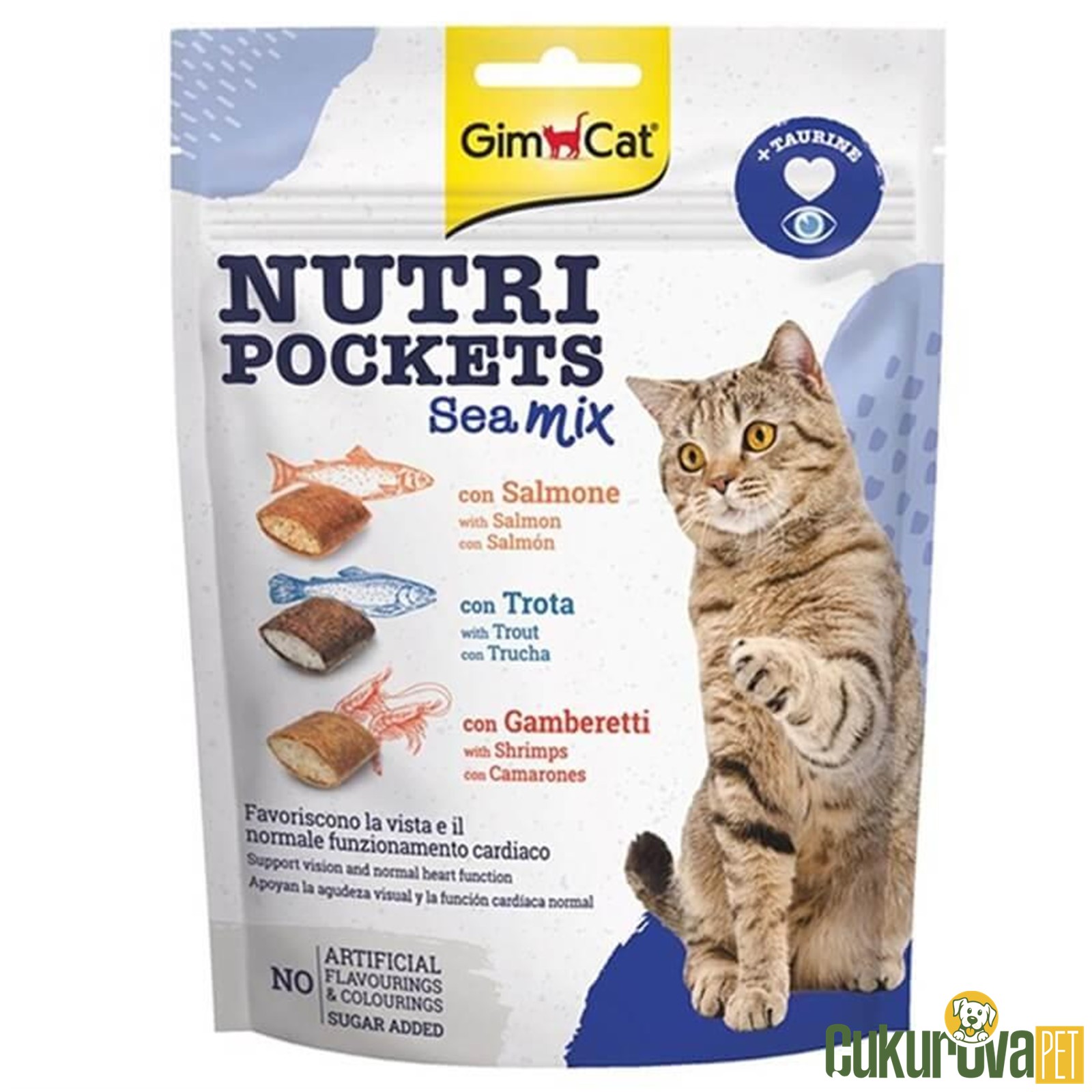 Gimcat Nutripockets Sea Mix Taurinli Kedi̇ Ödülü 150 Gr