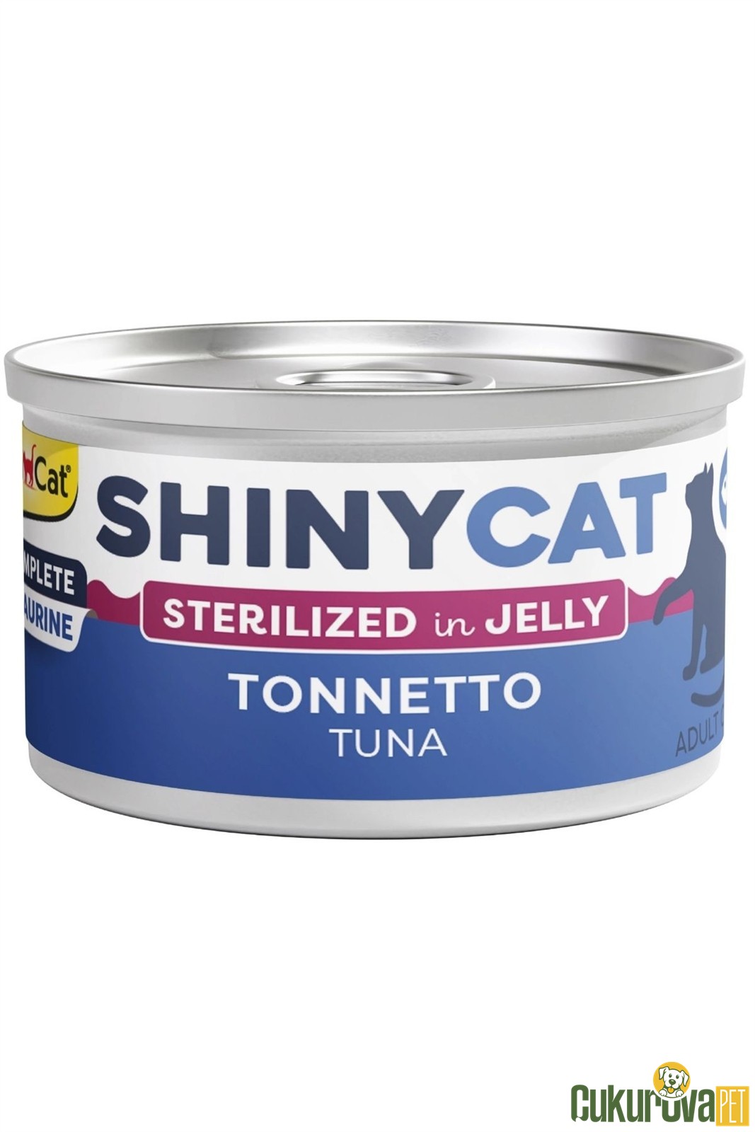 Gimcat ShinyCat Jöle İçinde Ton Balıklı Kısırlaştırılmış Kedi̇ Konservesi 70 Gr