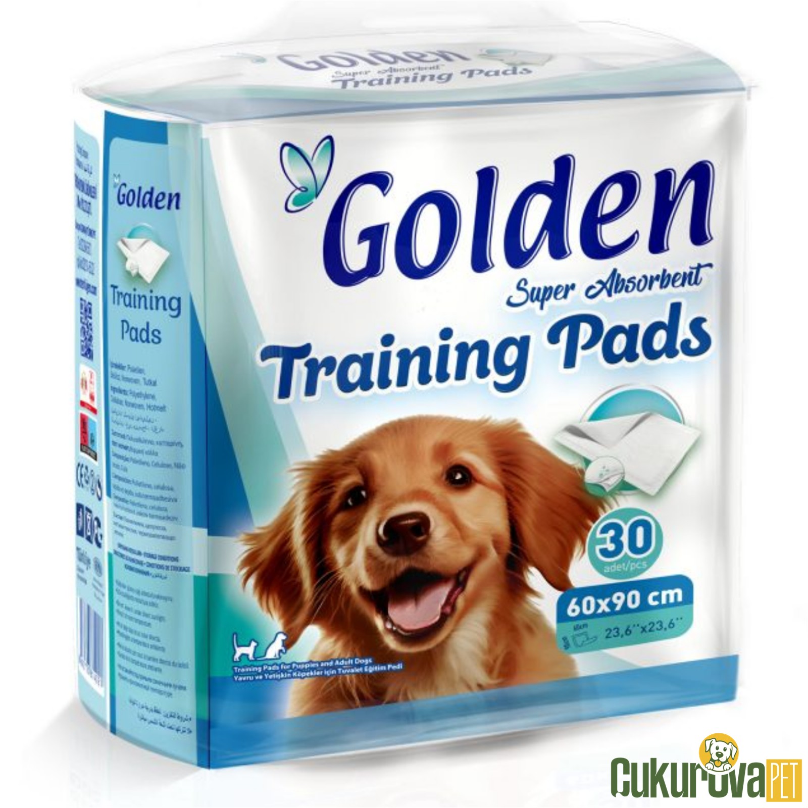 Golden Çi̇ş Eği̇ti̇m Pedi̇ 60 x 90 Cm 30'lu