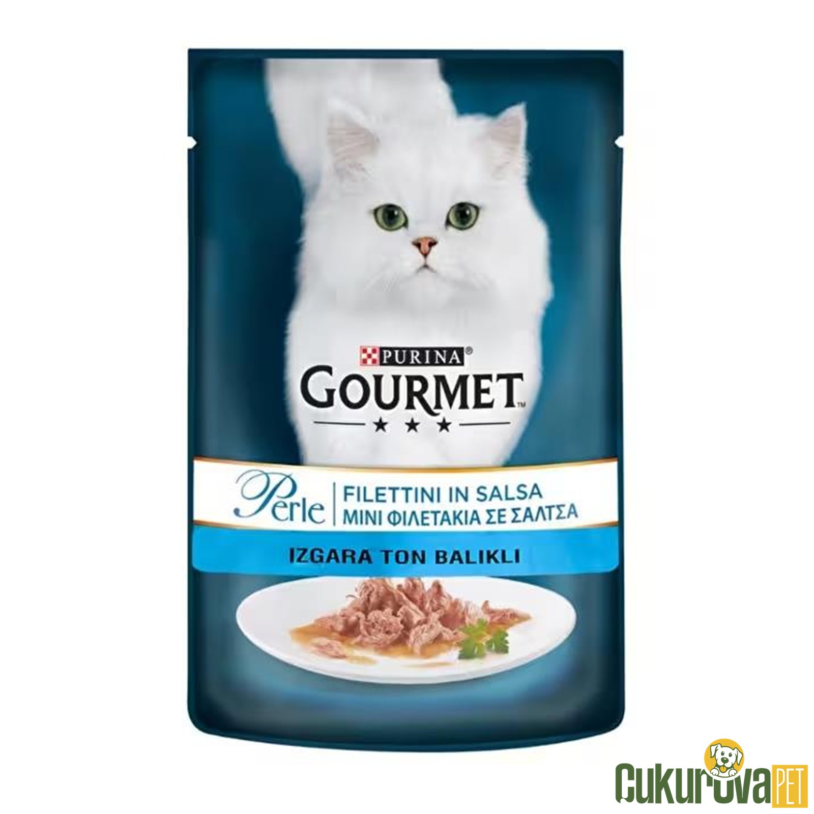 Gourmet Perle Parça Etli̇ Izgara Ton Balıklı Yetişki̇n Kedi̇ Konservesi̇ 85 Gr