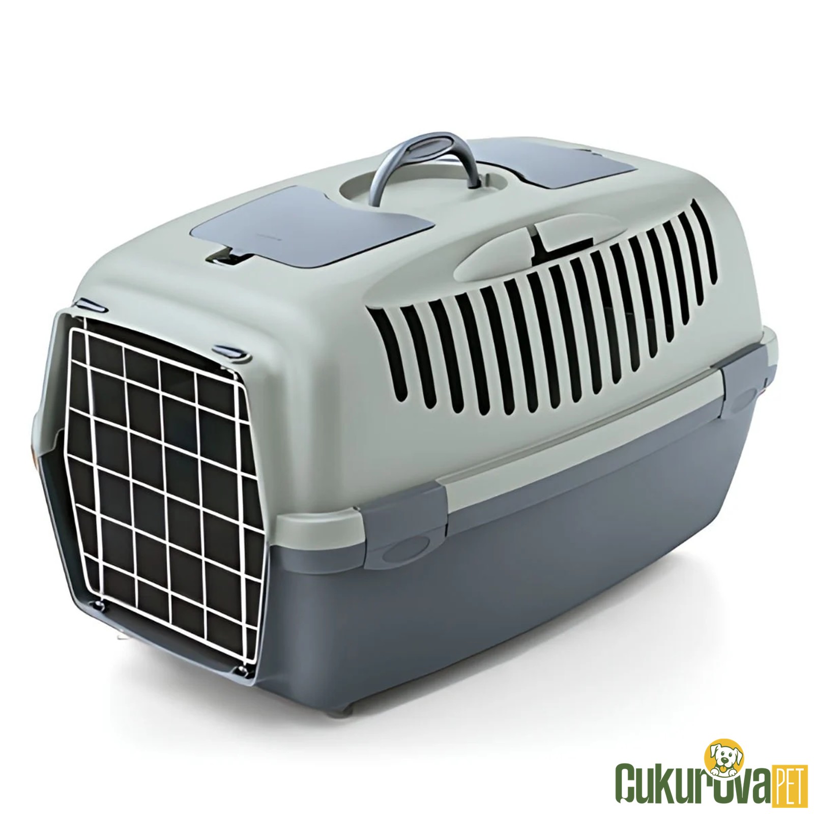 Stefanplast Gulliver 2 Metal Kapılı Kedi̇ & Köpek Taşıma Çantası - Mavi̇