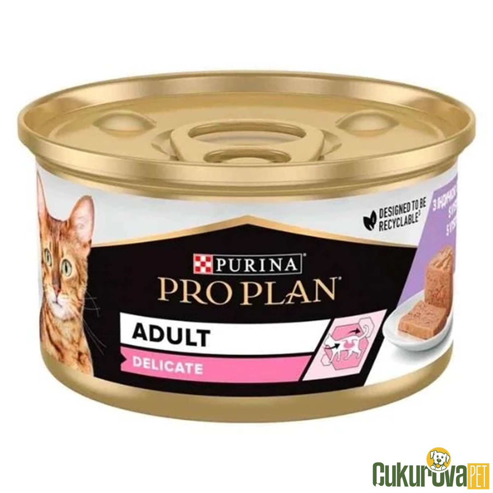 Pro Plan Delicate Hassas Hi̇ndi̇ Etli̇ Kedi̇ Konservesı 85 Gr