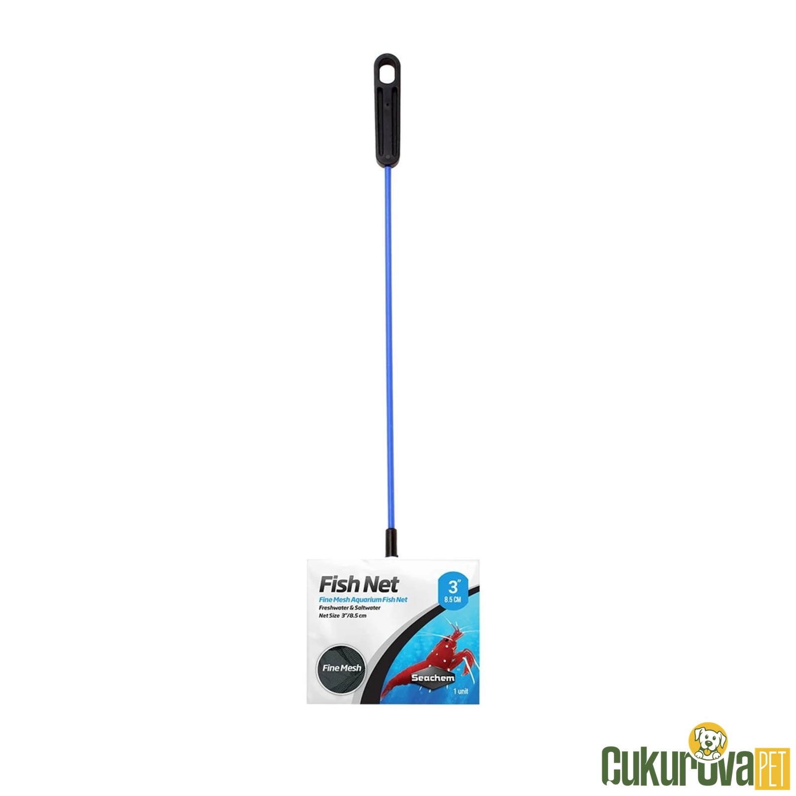 Seachem Akvaryum Kepçesi̇ No: 3 İnce Fi̇le 8.5 Cm