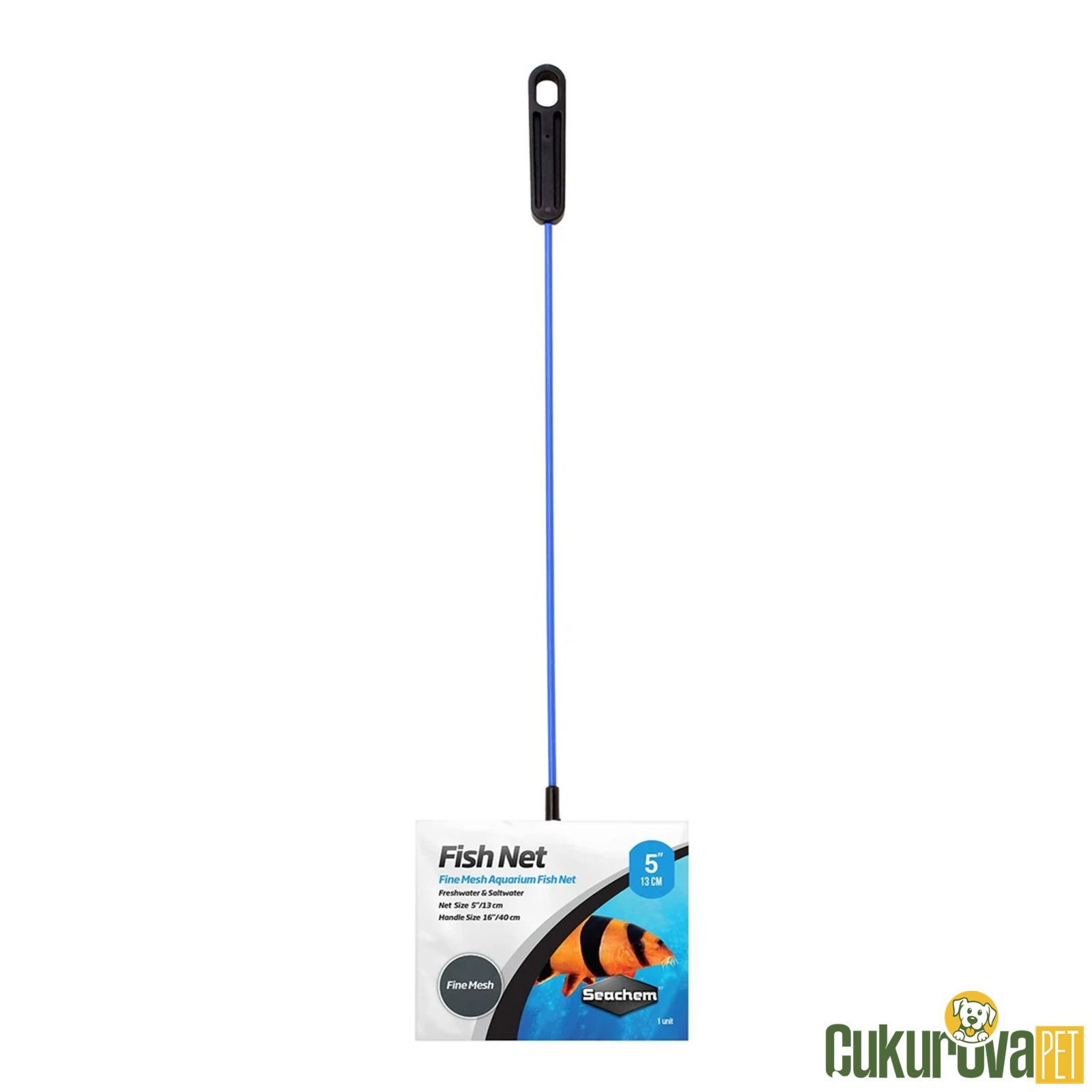 Seachem Akvaryum Kepçesi̇ No: 5 Uzun Sap İnce Fi̇le 12.5 Cm