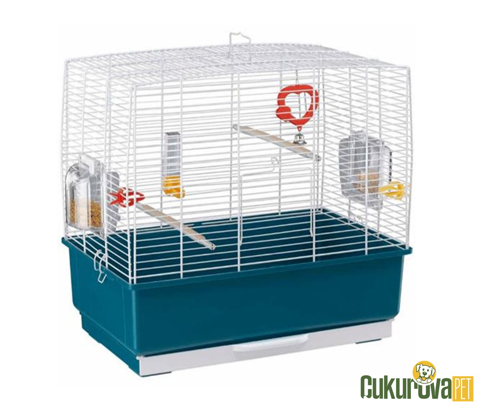 Ferplast Rekord 3 Kuş Kafesi Siyah - 49 x 30 x 48.5 Cm