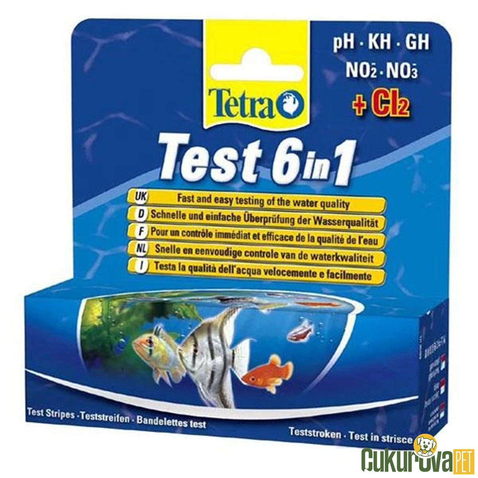 Tetra Test 6 In 1 Stick Test Çubuğu 25 Adet