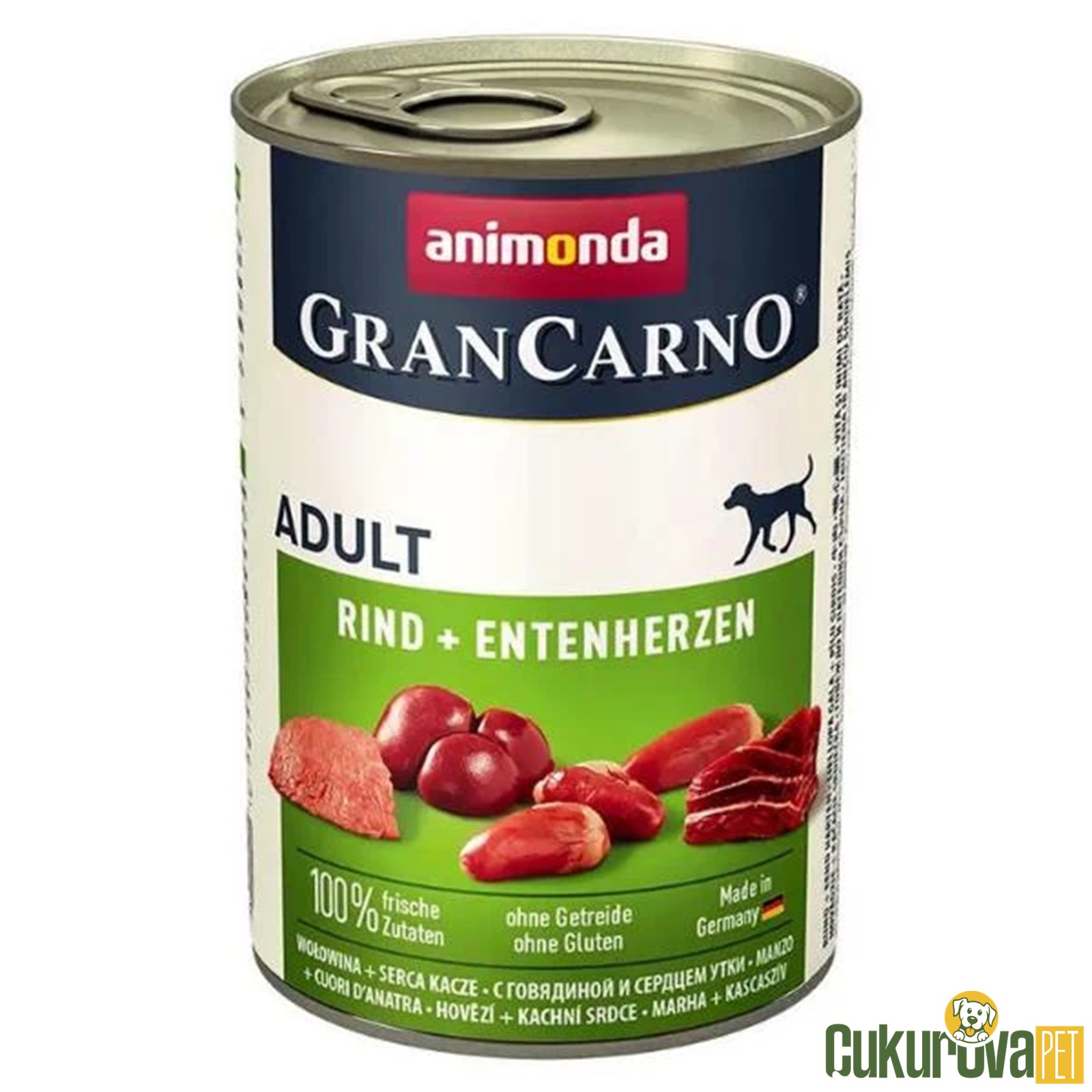 Animonda Gran Carno Sığır Etli̇ Ve Ördekli̇ Yetişki̇n Köpek Konservesi̇ 400 Gr
