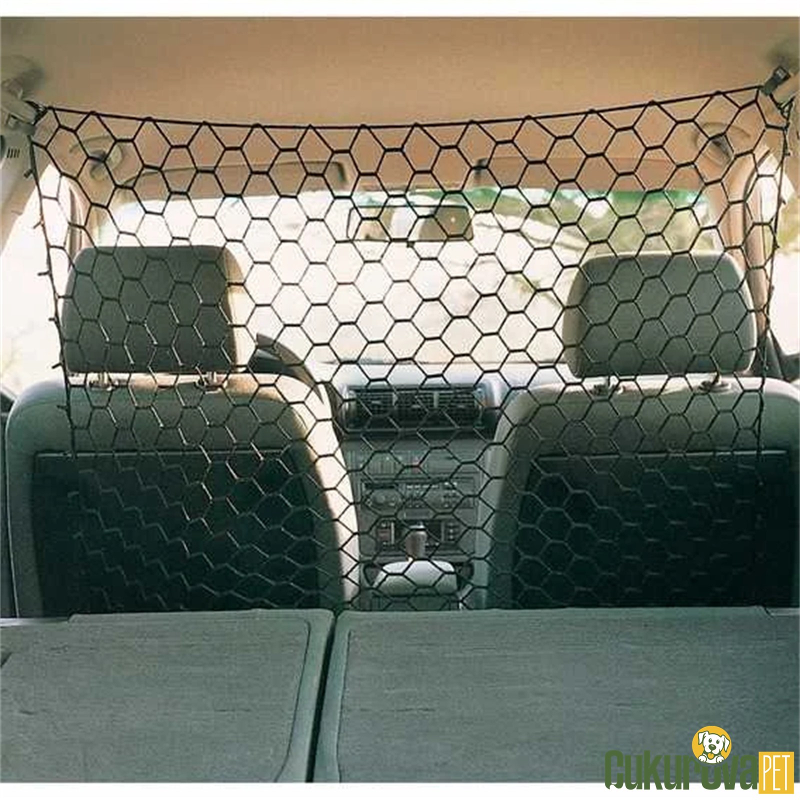 Trixie Köpek İçi̇n Araba Arkası Ağı 1 x 1 M - Si̇yah