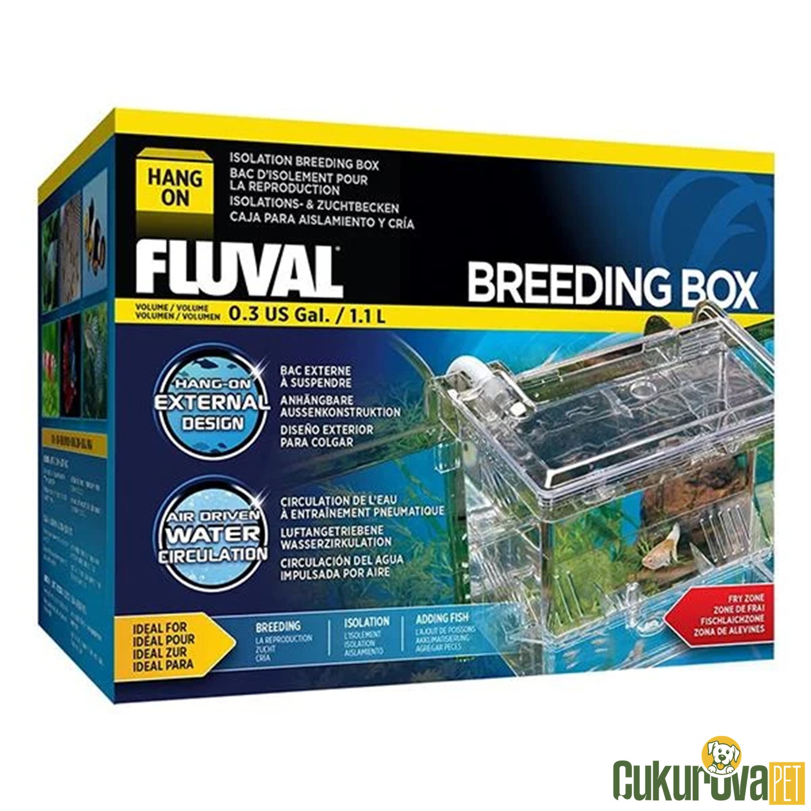 Fluval Aski Yavruluk 16.5 x 12.5 x 12 Cm