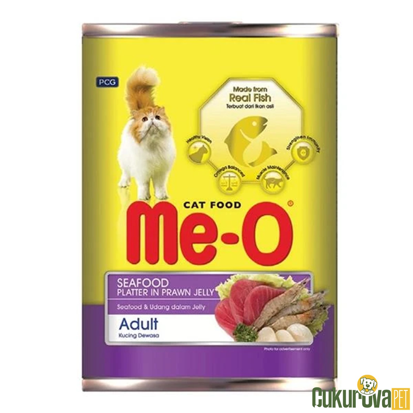 Meo Deni̇z Lezzetleri̇ Kari̇des Soslu Yetişki̇n Kedi̇ Konservesi̇ 400 Gr