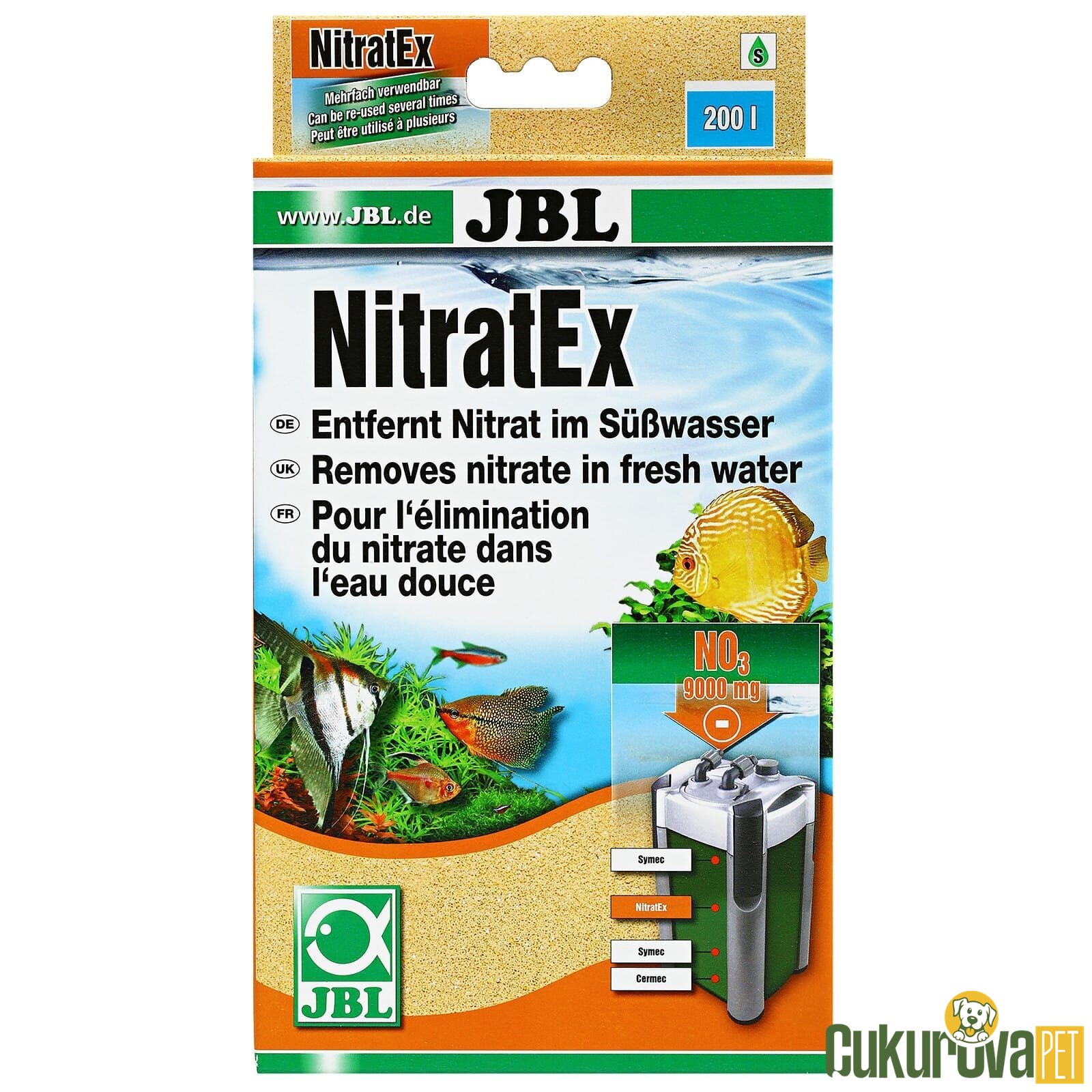 Jbl NitratEx Nitrat Removes / Nitrat Giderici Kimyasal Filtre Malzemesi 250 Ml