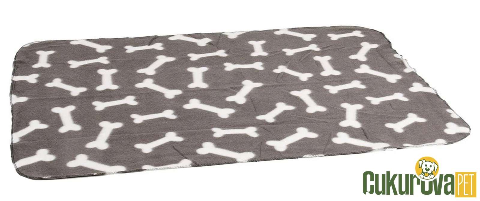 Karlie Kemi̇k Desenli̇ Battani̇ye 100 x 70 Cm - Gri̇