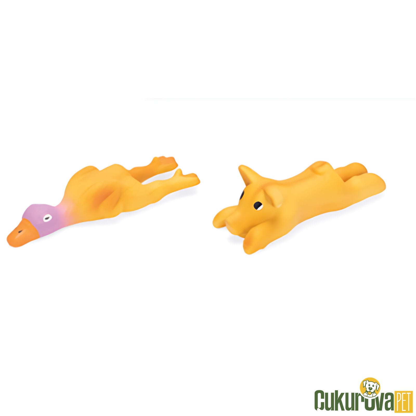 Karlie Latex Domuz & Ördek Köpek Oyuncağı Karışık Çeşitli - 5 Cm