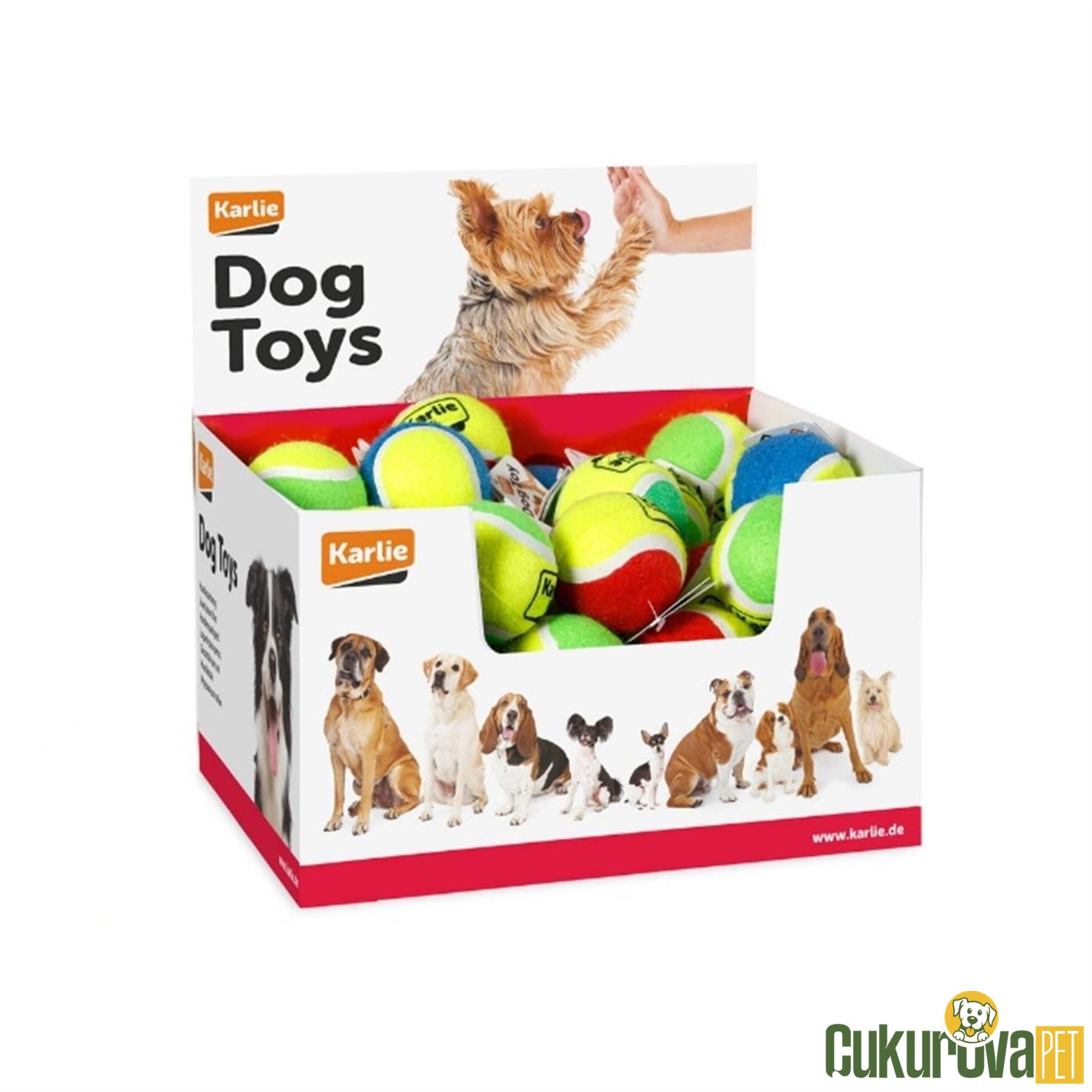 Karlie Tenis Topu Köpek Oyuncağı