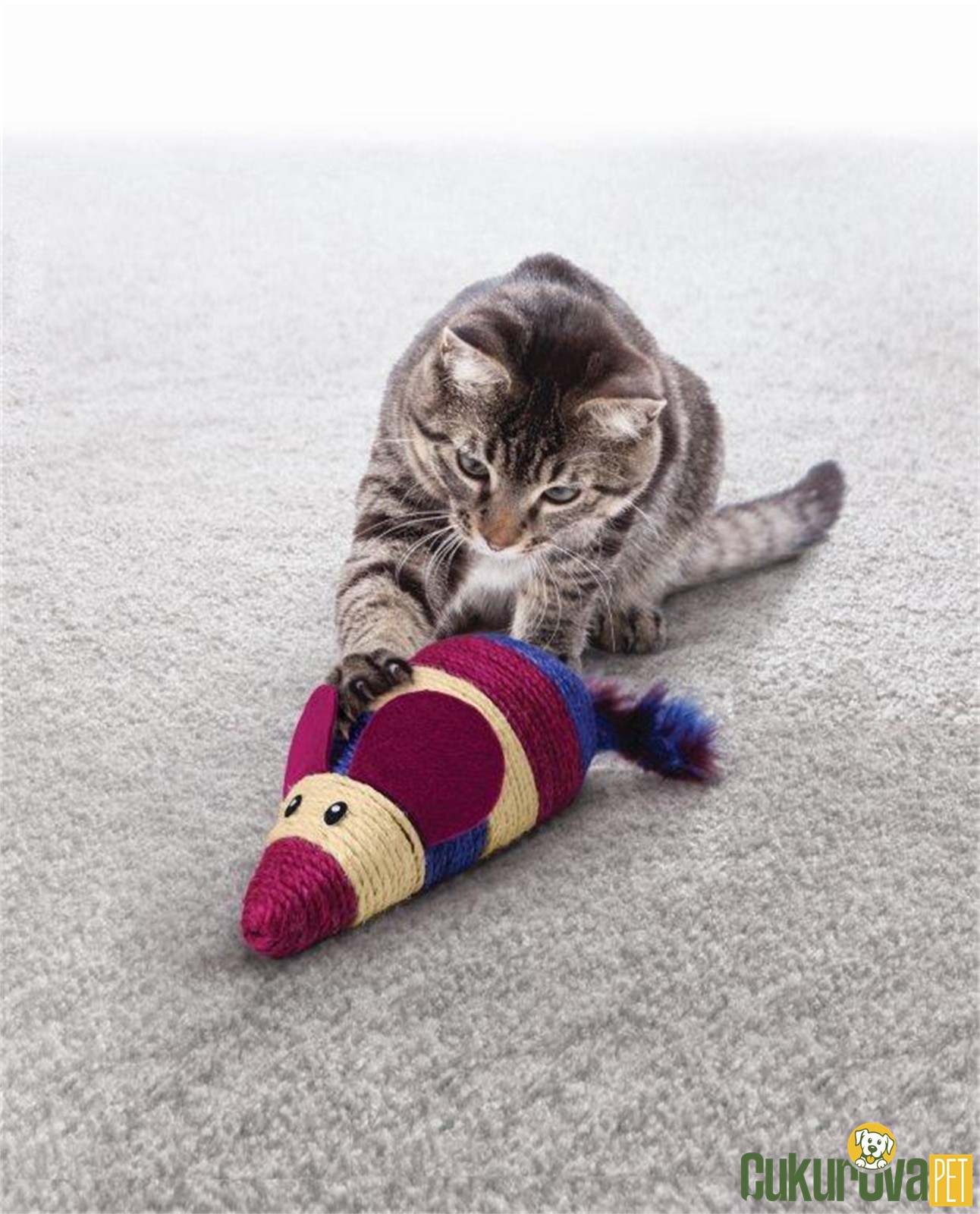 Kong Kedi̇ Otlu Fare Kedi̇ Oyuncağı - 8 Cm