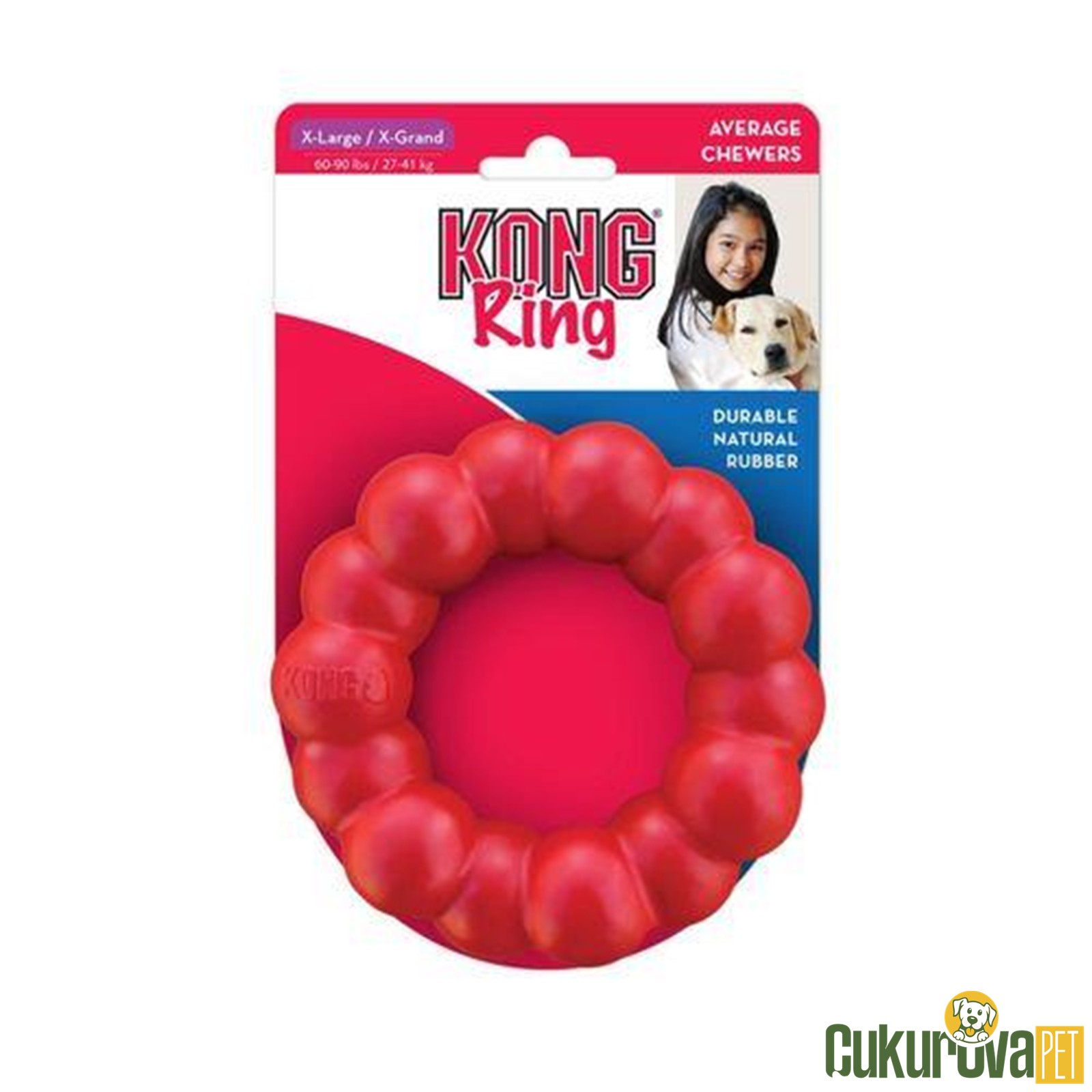 Kong Kauçuk Halka Büyük Irk Köpek Oyuncağı - 13 Cm