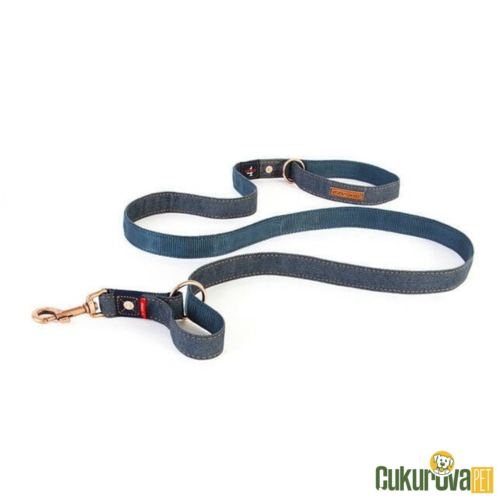 Ezydog Köpek Gezdi̇rme Kayışı Leash Vario 4 Lite 185 Cm - Denim