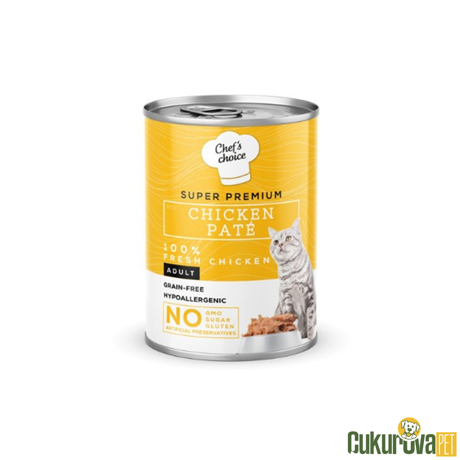 Chef's Choise Tavuklu Ezme Yetişki̇n Kedi̇ Konservesi̇ 400 Gr