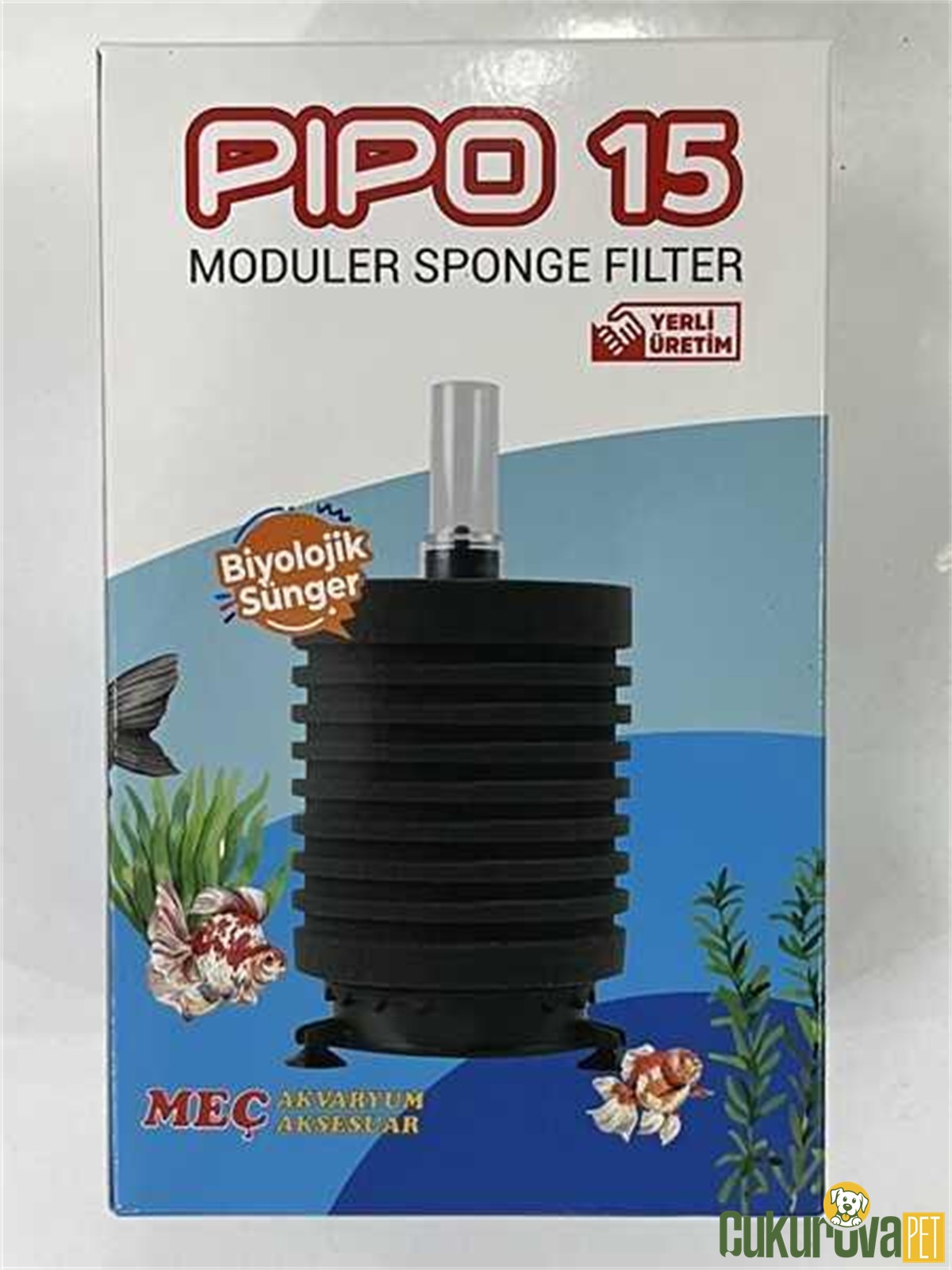 Meç Akvaryum Pi̇po Fi̇ltre Büyük Boy No 15