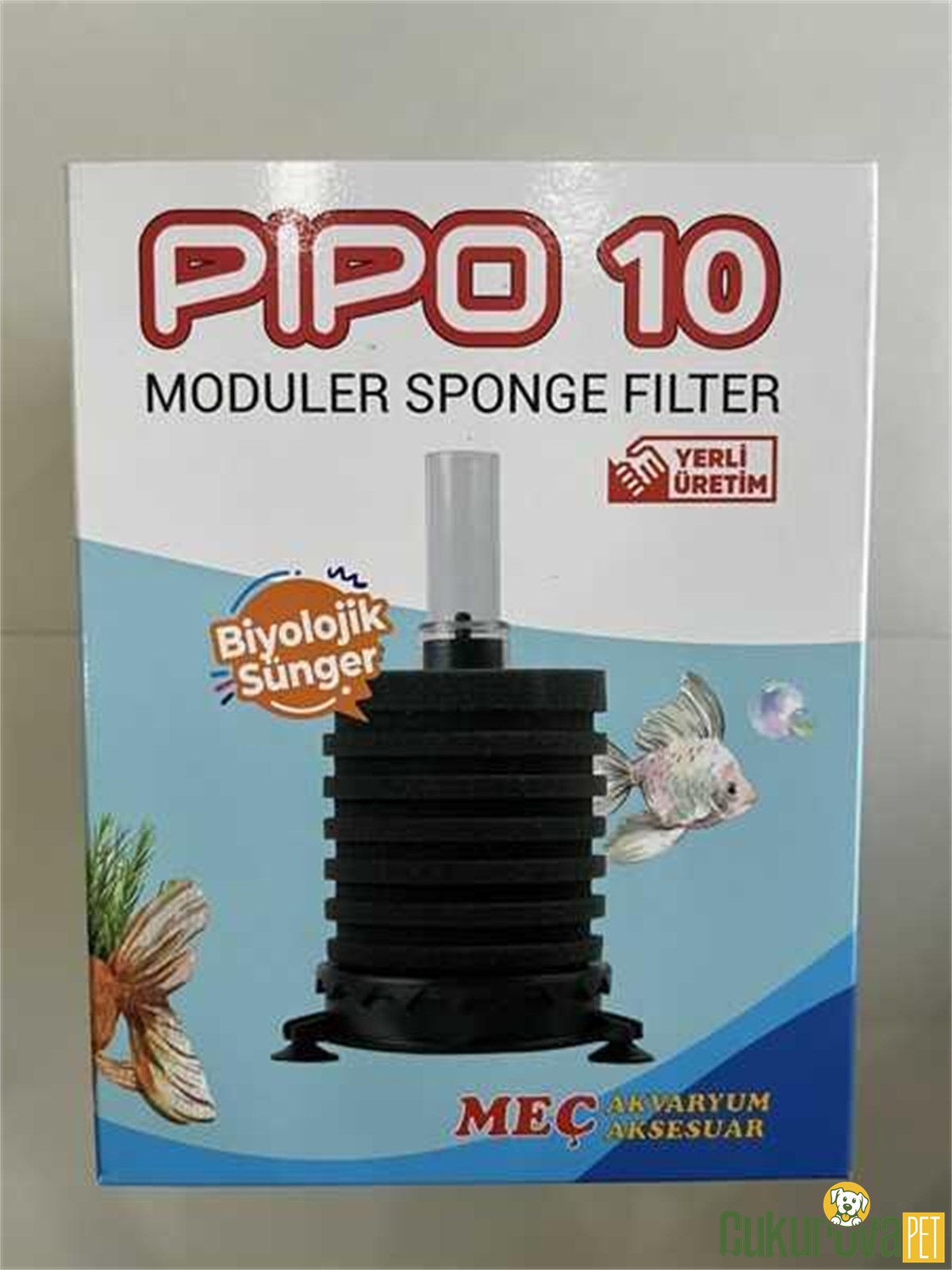 Meç Akvaryum Pi̇po Fi̇ltre Orta Boy 10